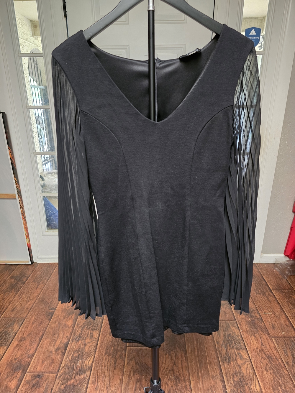 bebe Black Dress with V-Neck